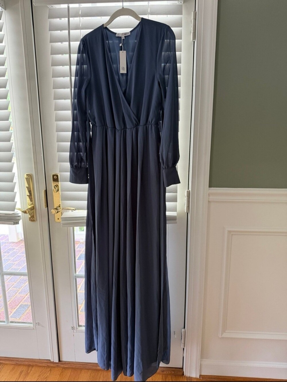Baltic Born Dusty Blue maxi dress